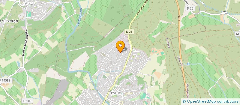 localisation de l'entreprise YI LING IT  TEYRAN