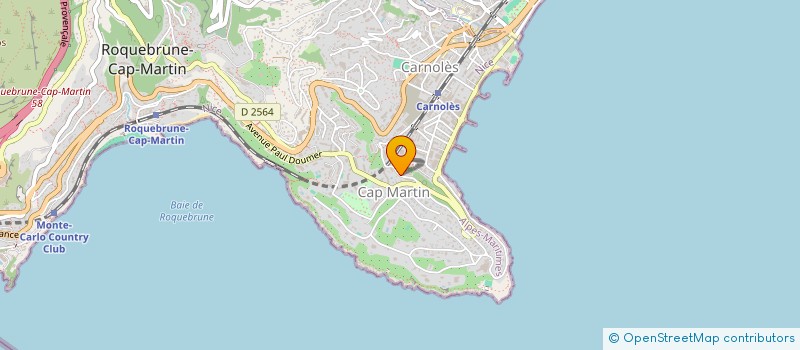 localisation de l'entreprise YI PATRIMOINE ET INVESTISSEMENT à ROQUEBRUNE-CAP-MARTIN