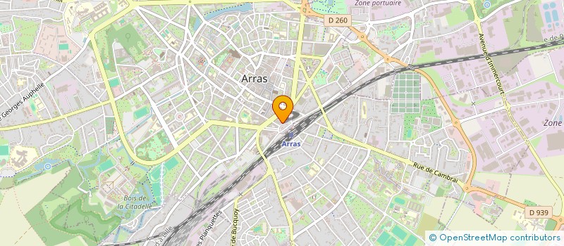 localisation de l'entreprise YI RAN à ARRAS