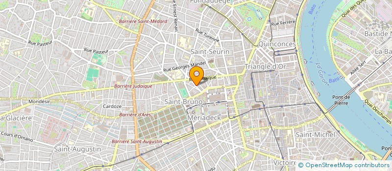 localisation de l'entreprise YIA GESTION  BORDEAUX