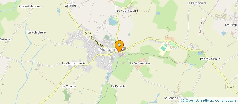 localisation de l'entreprise YIAE  MONTOURNAIS