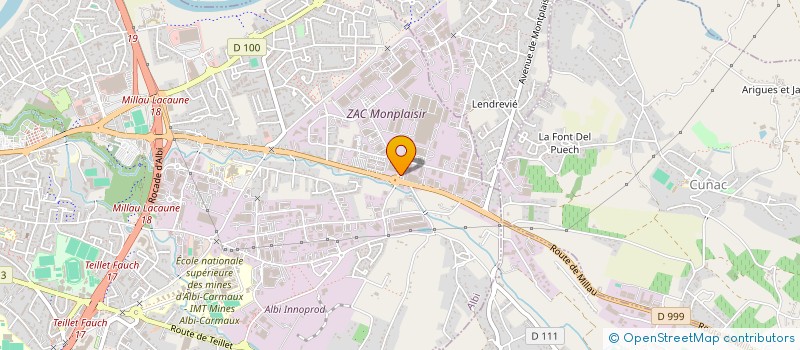 localisation de l'entreprise YIANGO CARE à ALBI