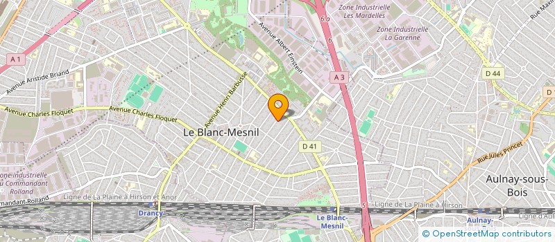 localisation de l'entreprise YICI INVEST à LE BLANC-MESNIL