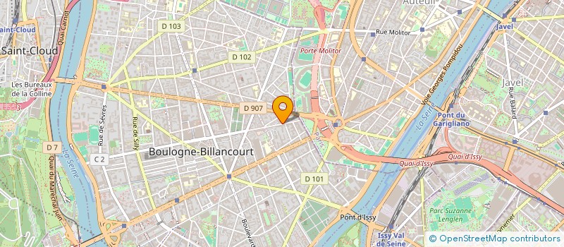 localisation de l'entreprise YID INTERNATIONAL à BOULOGNE-BILLANCOURT