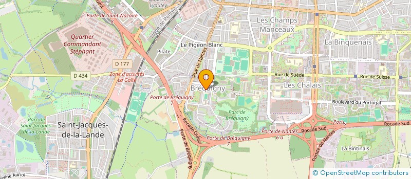 localisation de l'entreprise YIGIT à RENNES