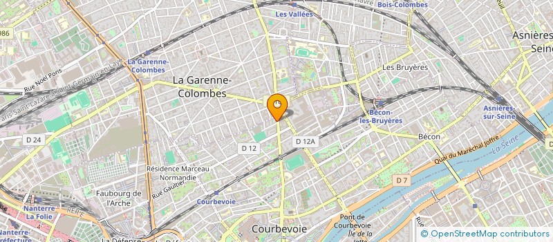 localisation de l'entreprise YIHAO  COURBEVOIE