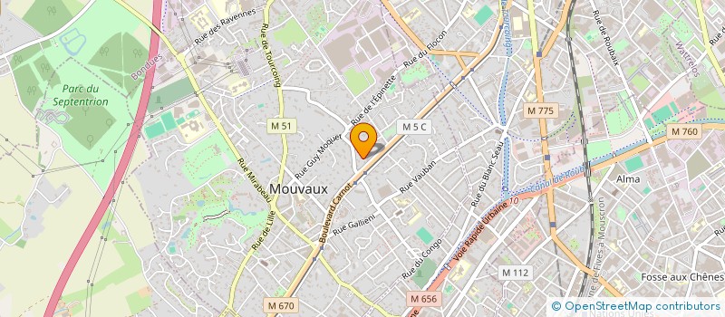 localisation de l'entreprise YIJING à MOUVAUX