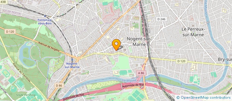 localisation de l'entreprise YIKAO à NOGENT-SUR-MARNE
