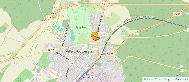 localisation de l'entreprise YIL à VILLERS-COTTERETS