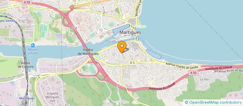 localisation de l'entreprise YIL CONSTRUCTION à MARTIGUES