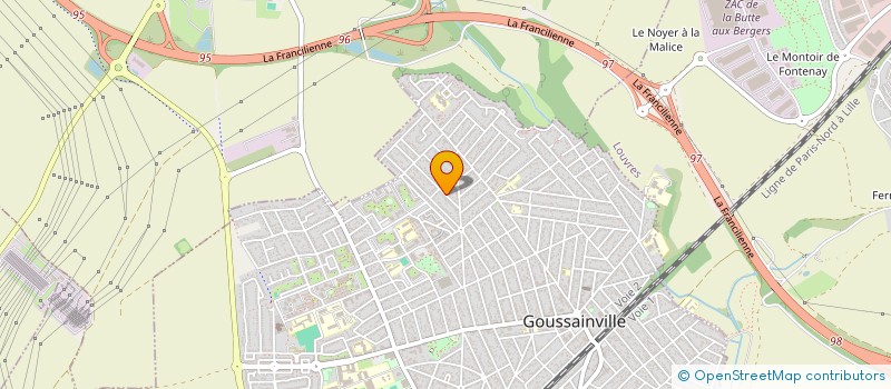 localisation de l'entreprise YILDIRIM à GOUSSAINVILLE