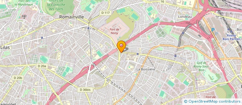 localisation de l'entreprise YILDIRIM à ROMAINVILLE