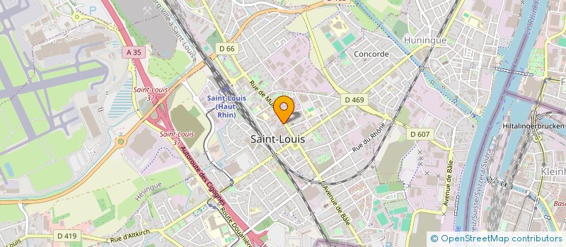 localisation de l'entreprise YILDIZ  SAINT-LOUIS