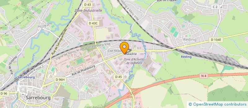 localisation de l'entreprise YILDIZ  SARREBOURG