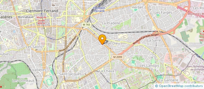 localisation de l'entreprise YILDIZ UZEYIR KADRIYE  CLERMONT-FERRAND