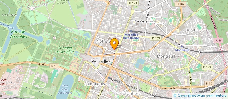 localisation de l'entreprise YILDIZEVI à VERSAILLES
