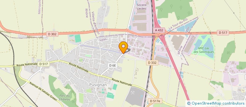 localisation de l'entreprise YILDIZLAR  PUSIGNAN