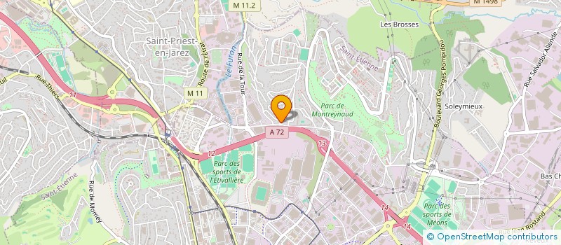 localisation de l'entreprise YILI  SAINT-ETIENNE