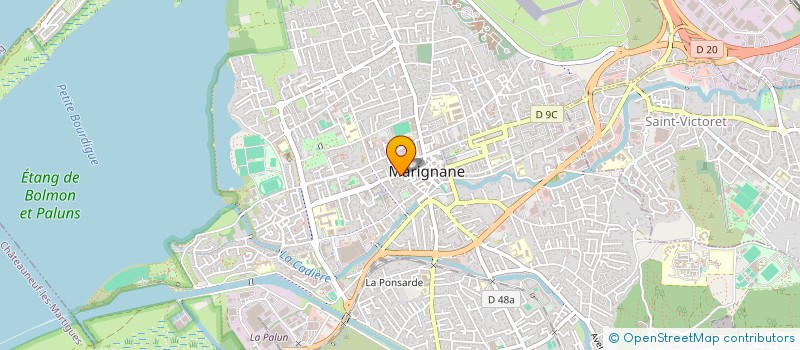 localisation de l'entreprise YILMA à MARIGNANE