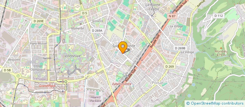 localisation de l'entreprise YILMAZ  SAINT-MARTIN-D'HERES