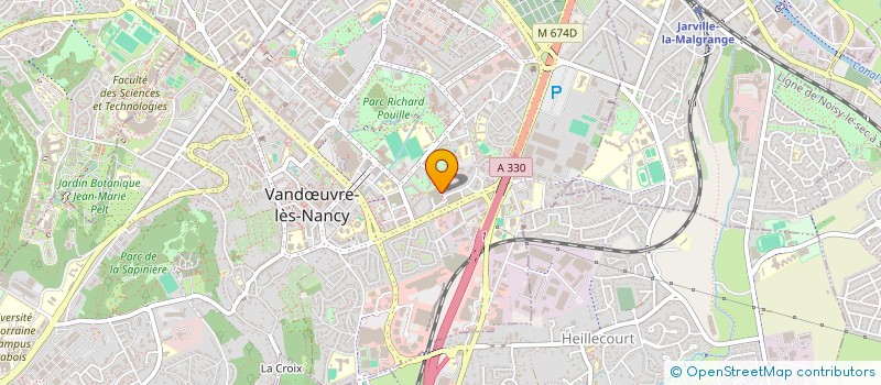 localisation de l'entreprise YILMAZ  VANDUVRE-LES-NANCY