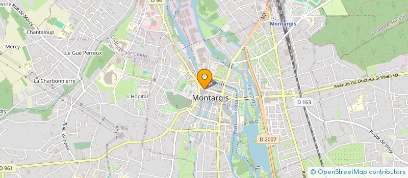 localisation de l'entreprise YILMAZ à MONTARGIS