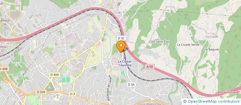 localisation de l'entreprise YIM MUAYTHAI BOXING CLUB  LA CIOTAT