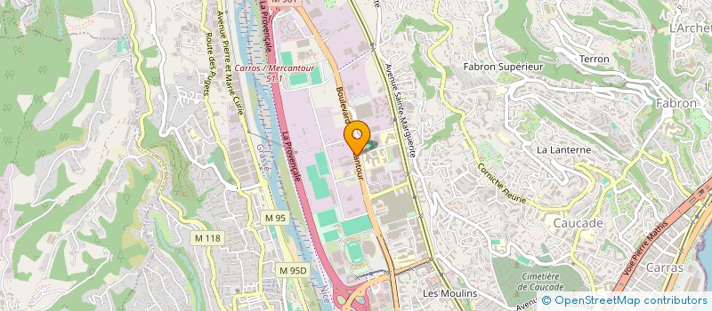 localisation de l'entreprise YIMPAS à NICE
