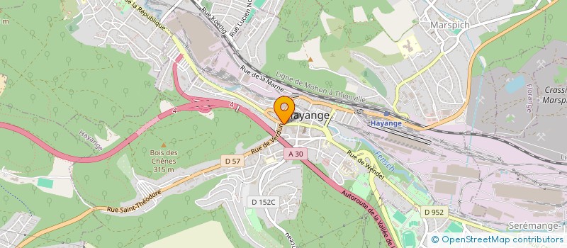 localisation de l'entreprise YIN IMPERIALYS  HAYANGE