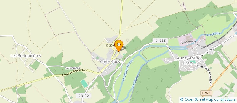localisation de l'entreprise YIN YANG EN PAYS DROUAIS à CRECY-COUVE