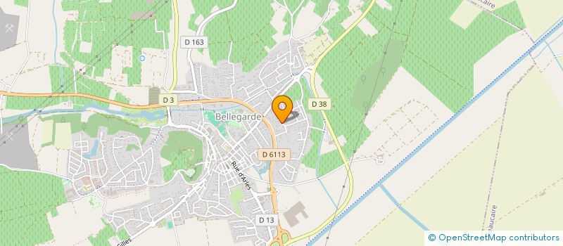 localisation de l'entreprise YIN YANG SPORT à BELLEGARDE