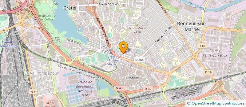 localisation de l'entreprise YIN YI à CRETEIL