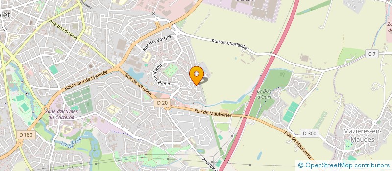 localisation de l'entreprise YINA à CHOLET