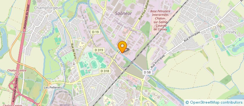 localisation de l'entreprise YING DA  CHALON-SUR-SAONE