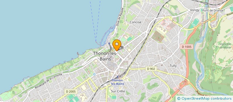 localisation de l'entreprise YING MING à THONON-LES-BAINS