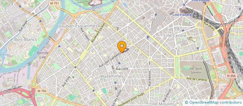 localisation de l'entreprise YING S à LILLE