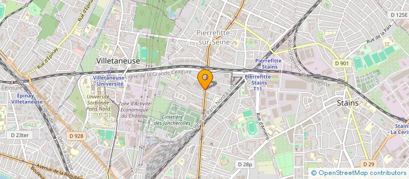 localisation de l'entreprise YING YANG à PIERREFITTE-SUR-SEINE