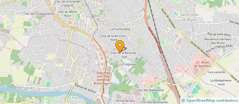 localisation de l'entreprise YIRDE KOUDEKO EUROPE (AYK EUROPE) à ORLEANS