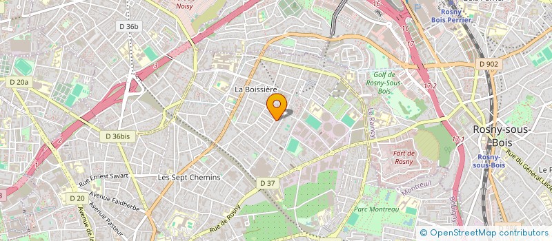 localisation de l'entreprise YIRI KAN à MONTREUIL