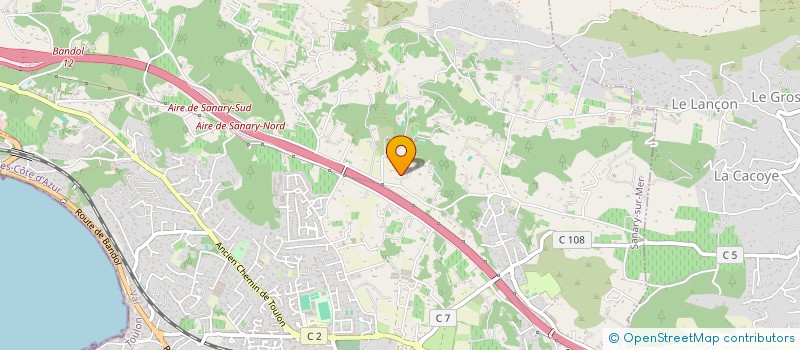 localisation de l'entreprise YISA  SANARY-SUR-MER