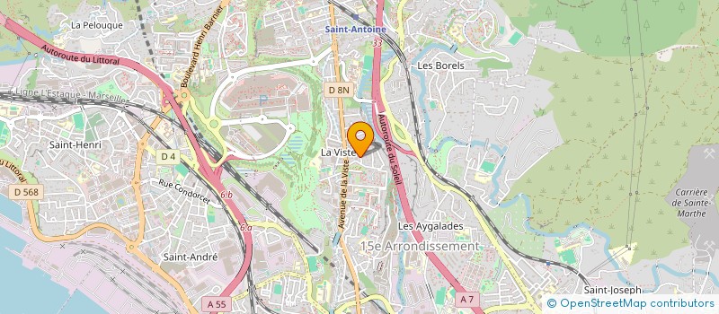 localisation de l'entreprise YISEINDO LA VISTE à MARSEILLE