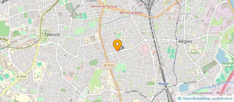 localisation de l'entreprise YISEISHINDO ARTS MARTIAUX ET CULTURELS à BEGLES