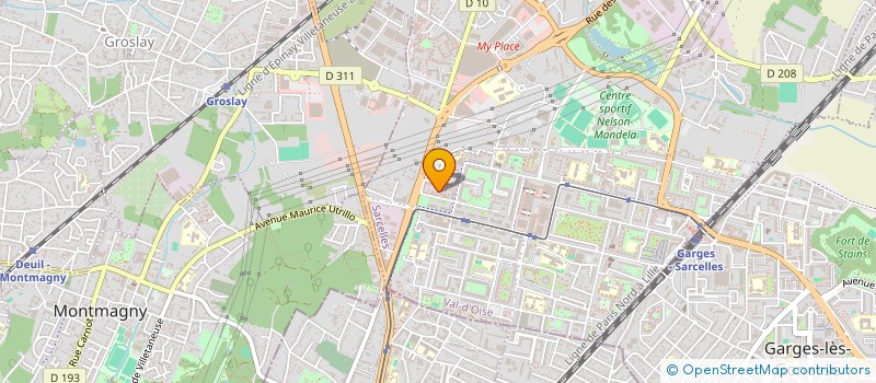 localisation de l'entreprise YIT AI GLOBAL  SARCELLES