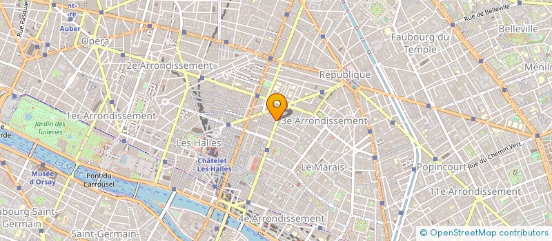 localisation de l'entreprise YITHE LABO à PARIS