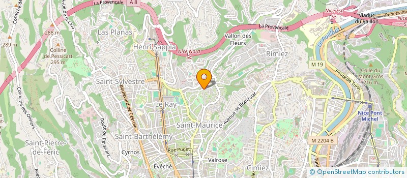 localisation de l'entreprise YITRO à NICE