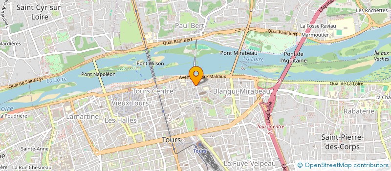 localisation de l'entreprise YITU EURL à TOURS