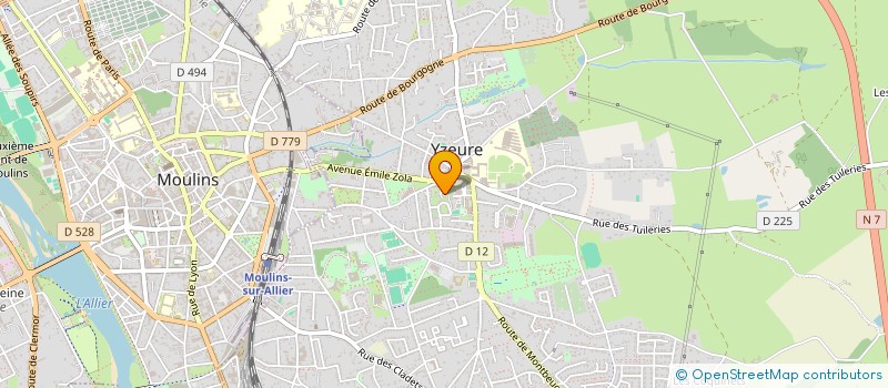 localisation de l'entreprise YIXIN  YZEURE