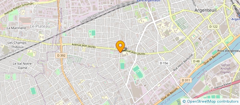 localisation de l'entreprise YIY-E  ARGENTEUIL