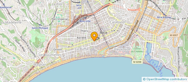 localisation de l'entreprise YIYI à NICE