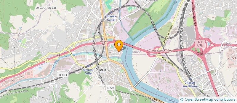localisation de l'entreprise YIYUN à LYON